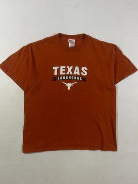 Vintage Texas Longhorns Burnt Orange Heavyweight Cotton Tee L